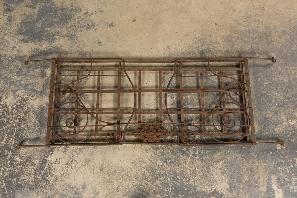 19th Century French Napoleon III Wrought Iron Outdoor Daybed