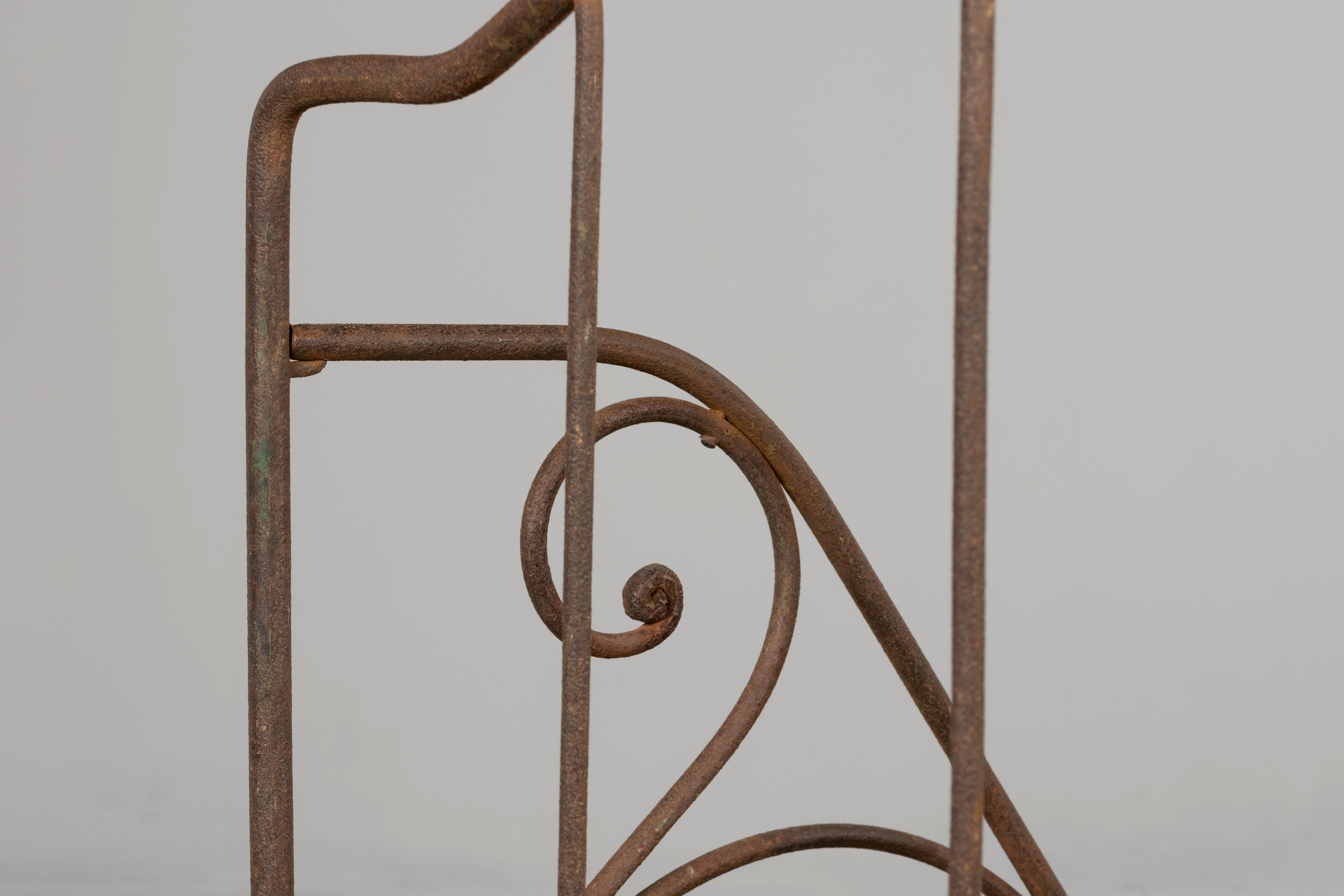 19th Century French Napoleon III Wrought Iron Outdoor Daybed