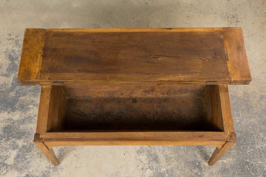 Early 19th Century French Provincial Fruitwood Petrin Dough Table