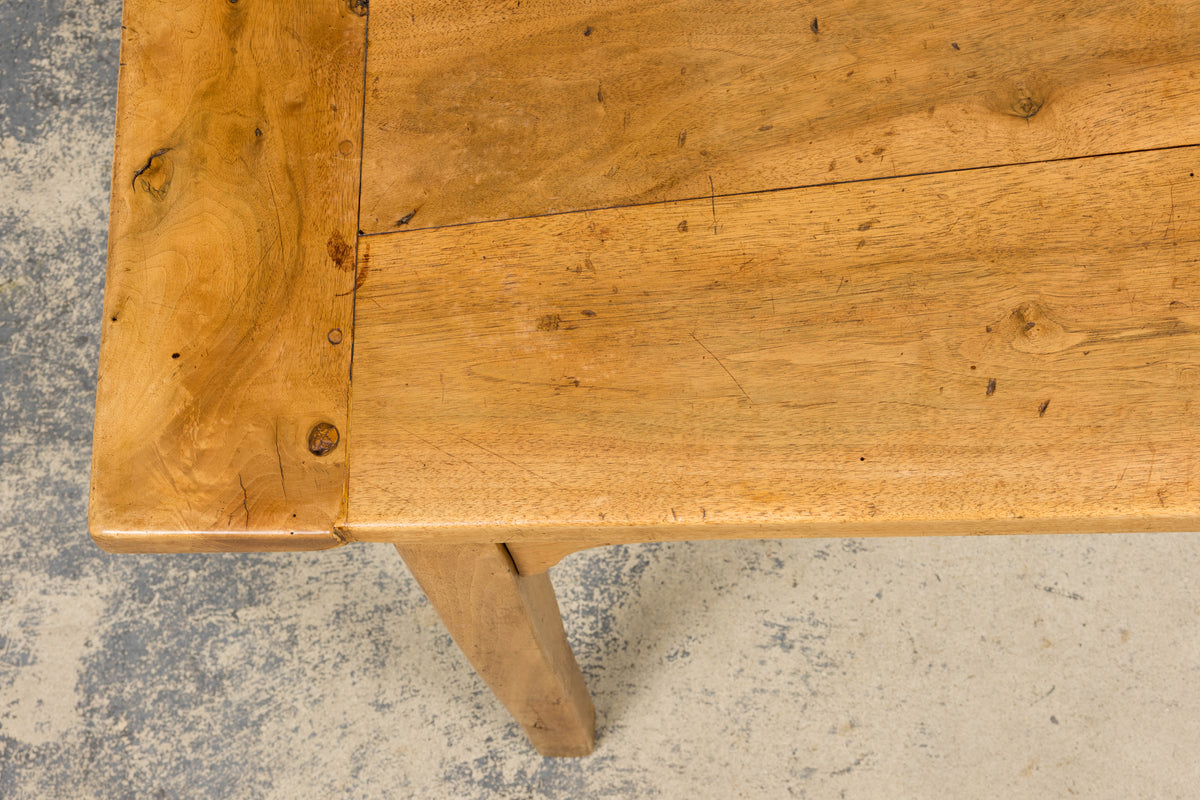 Early 19th Century French Provincial Fruitwood Petrin Dough Table