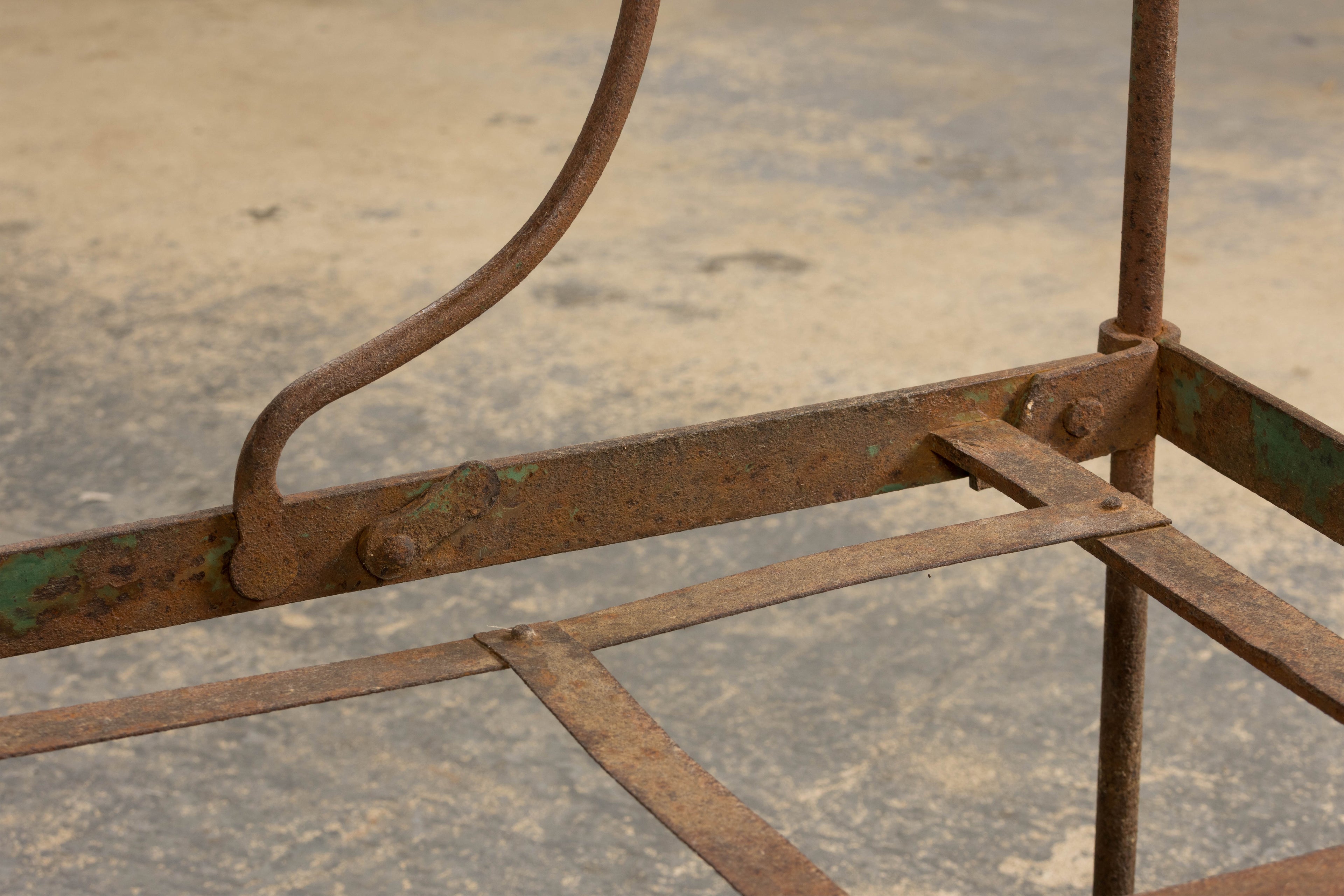 19th Century French Napoleon III Wrought Iron Outdoor Daybed