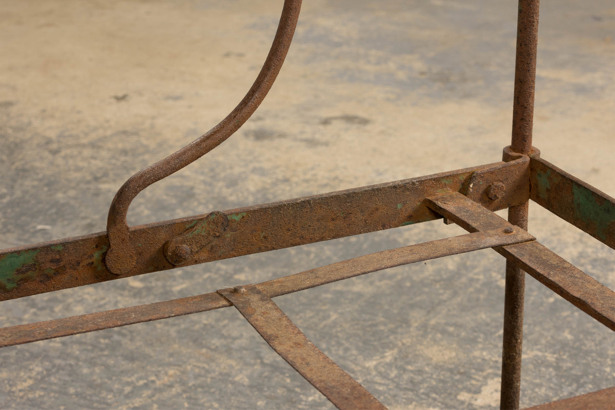 19th Century French Napoleon III Wrought Iron Outdoor Daybed