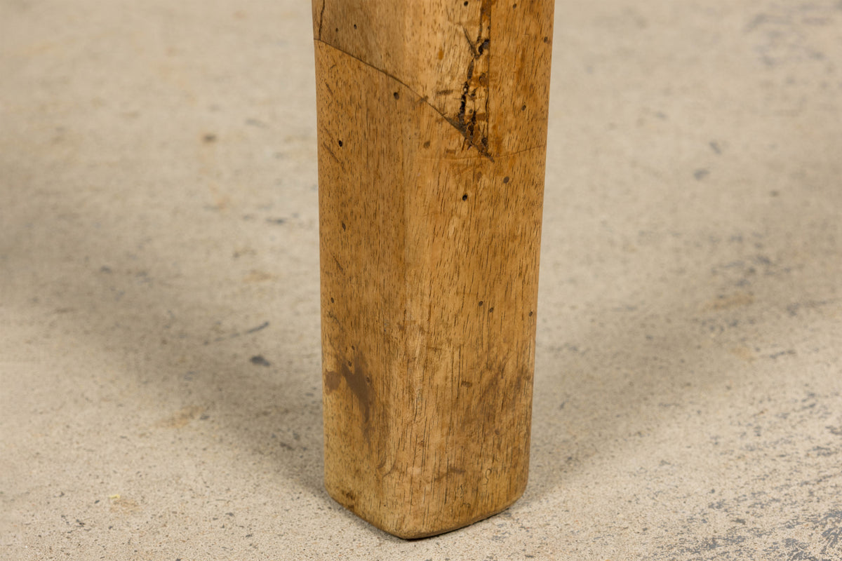 Early 19th Century French Provincial Fruitwood Petrin Dough Table