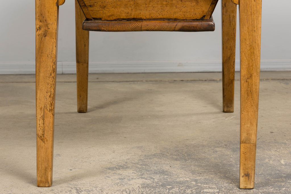 Early 19th Century French Provincial Fruitwood Petrin Dough Table