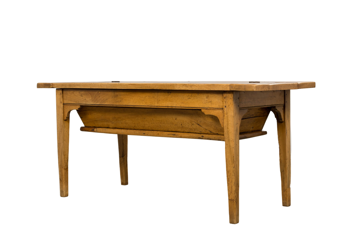 Early 19th Century French Provincial Fruitwood Petrin Dough Table