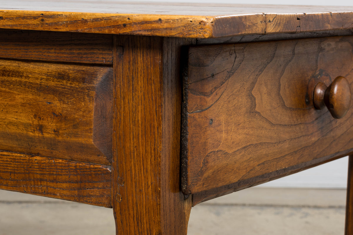 Early 19th Century French Provincial Farmhouse Mixed Wood Trestle Table