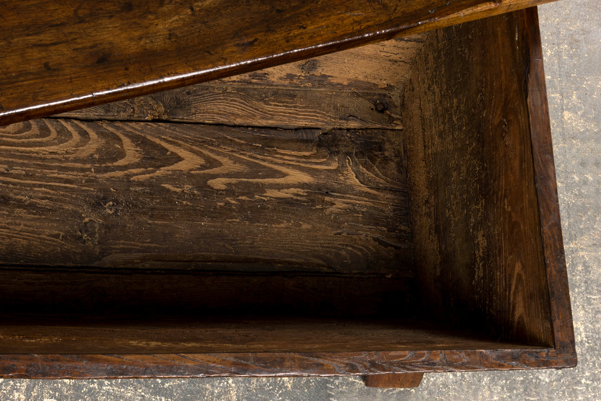 Early 19th Century French Provincial Dough Bin Coffee Table