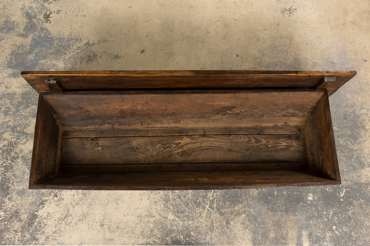 Early 19th Century French Provincial Dough Bin Coffee Table