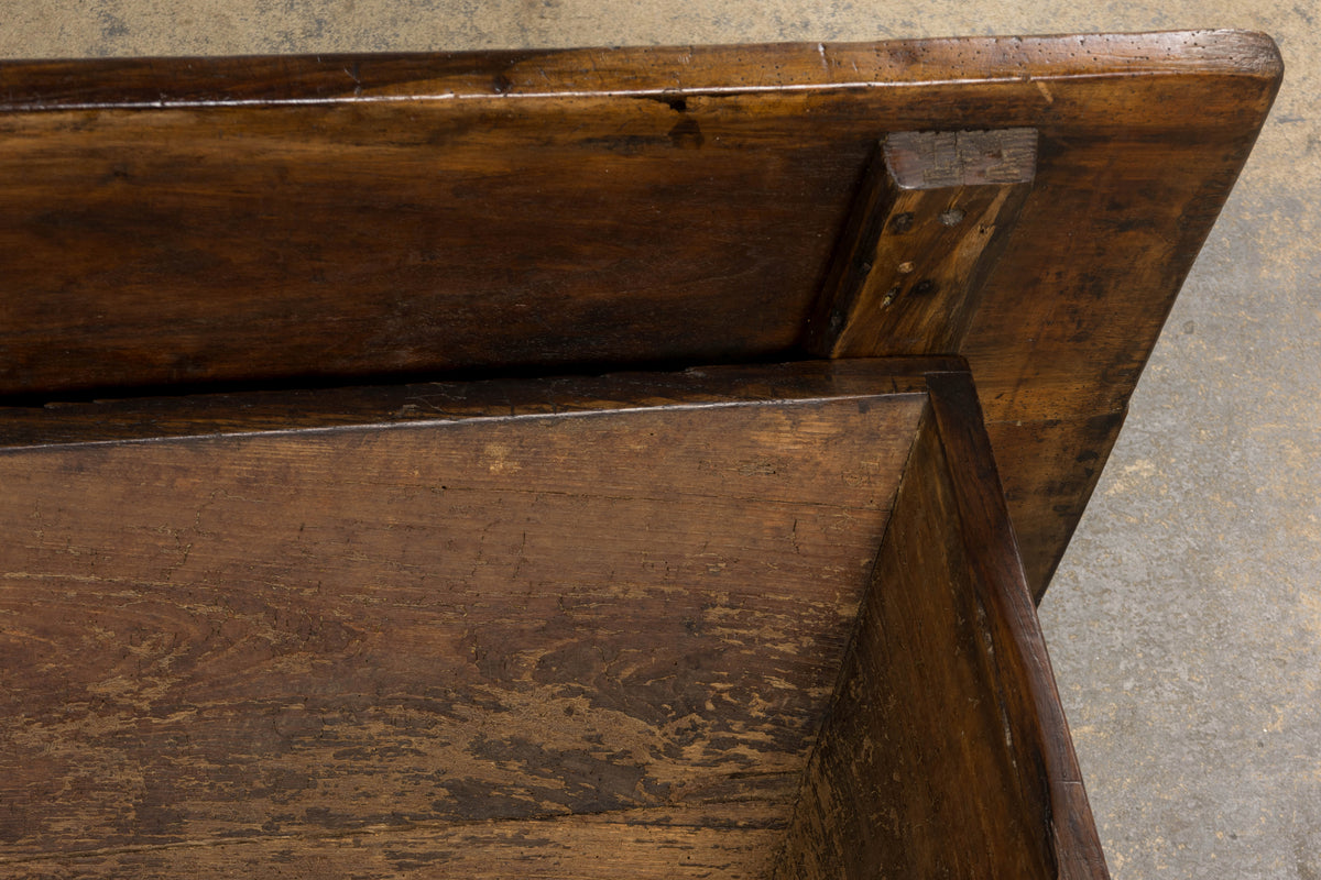 Early 19th Century French Provincial Dough Bin Coffee Table