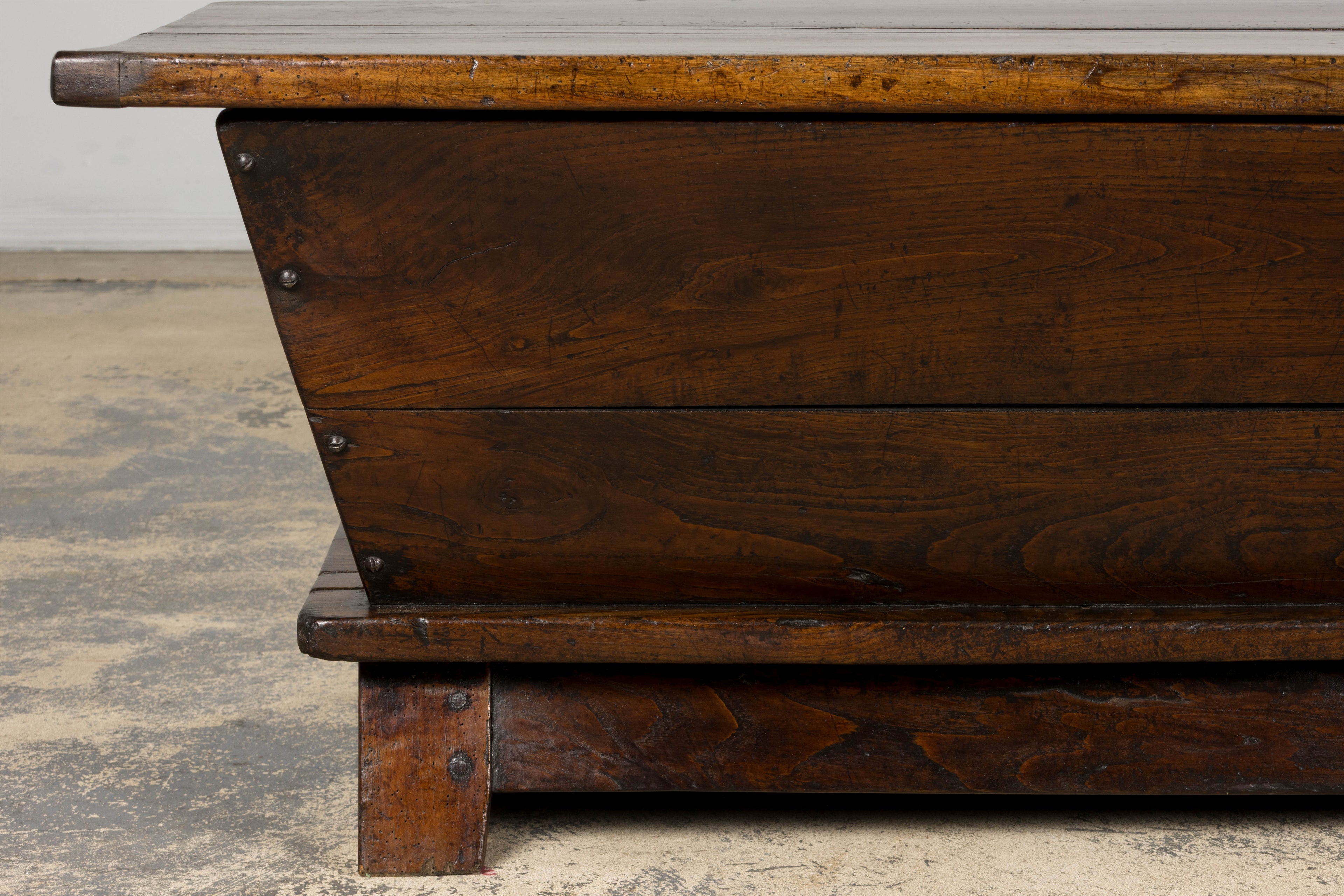Early 19th Century French Provincial Dough Bin Coffee Table