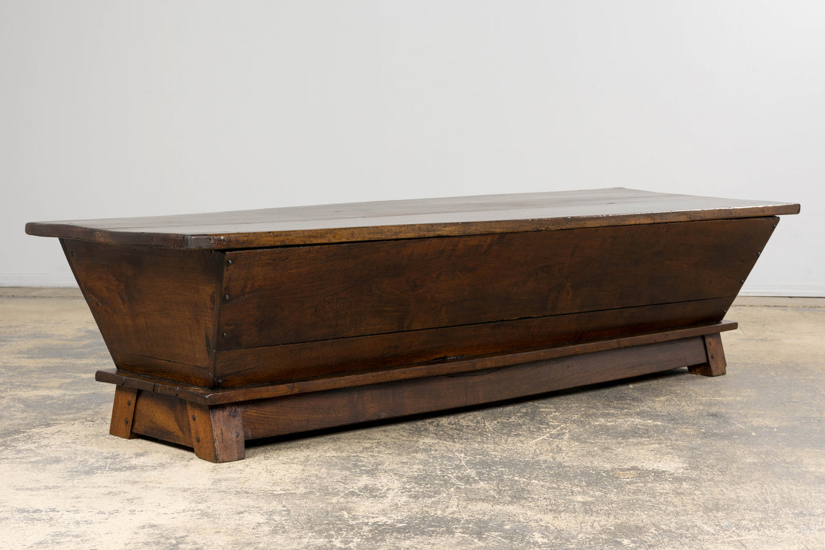Early 19th Century French Provincial Dough Bin Coffee Table