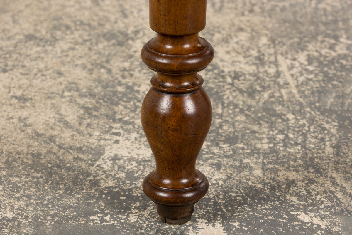 19th Century Country French Provincial Walnut Drop Leaf Table