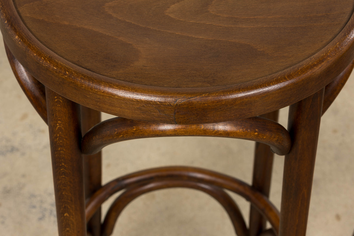 Vintage French Thonet Bentwood Barstools - Set of 6