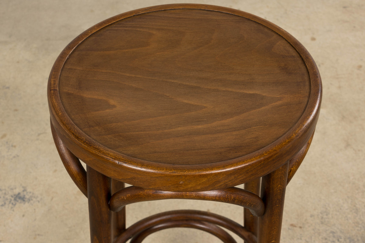 Vintage French Thonet Bentwood Barstools - Set of 6