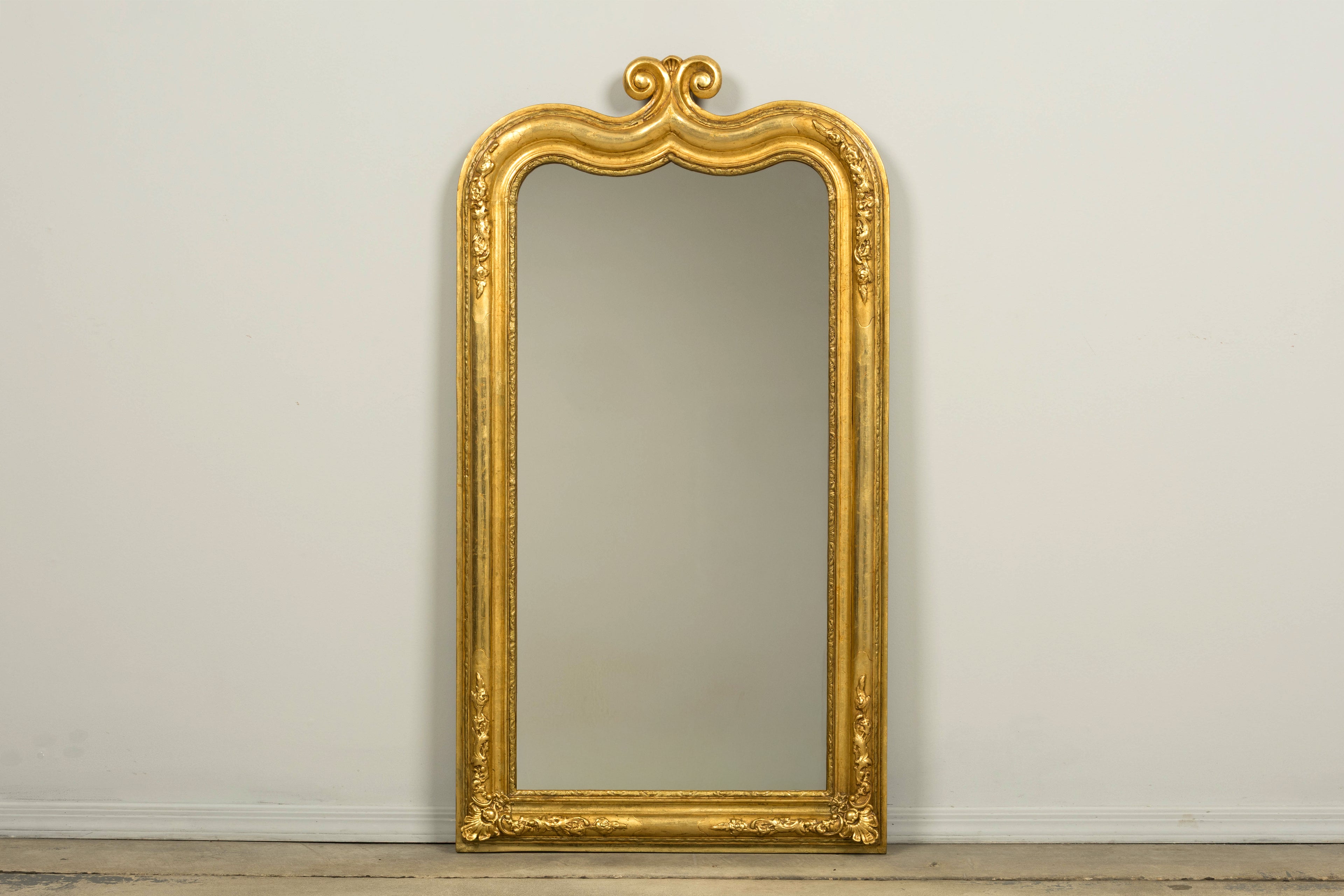 19th Century French Louis Philippe Gilded Mirror