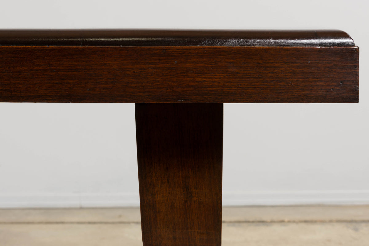 1930s French Art Deco Mahogany Console Table