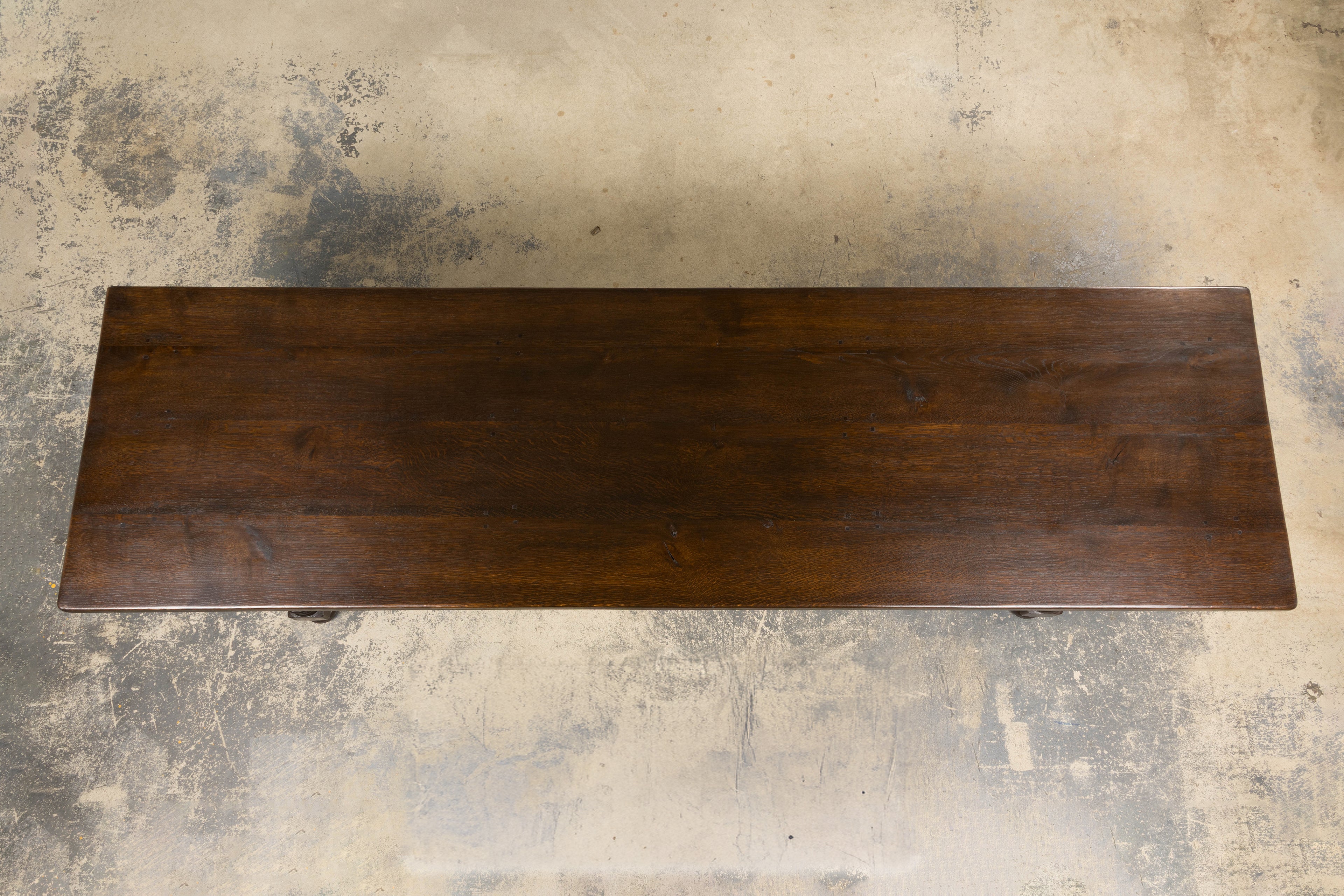 Antique French Louis XIII Style Oak Refectory Dining Table