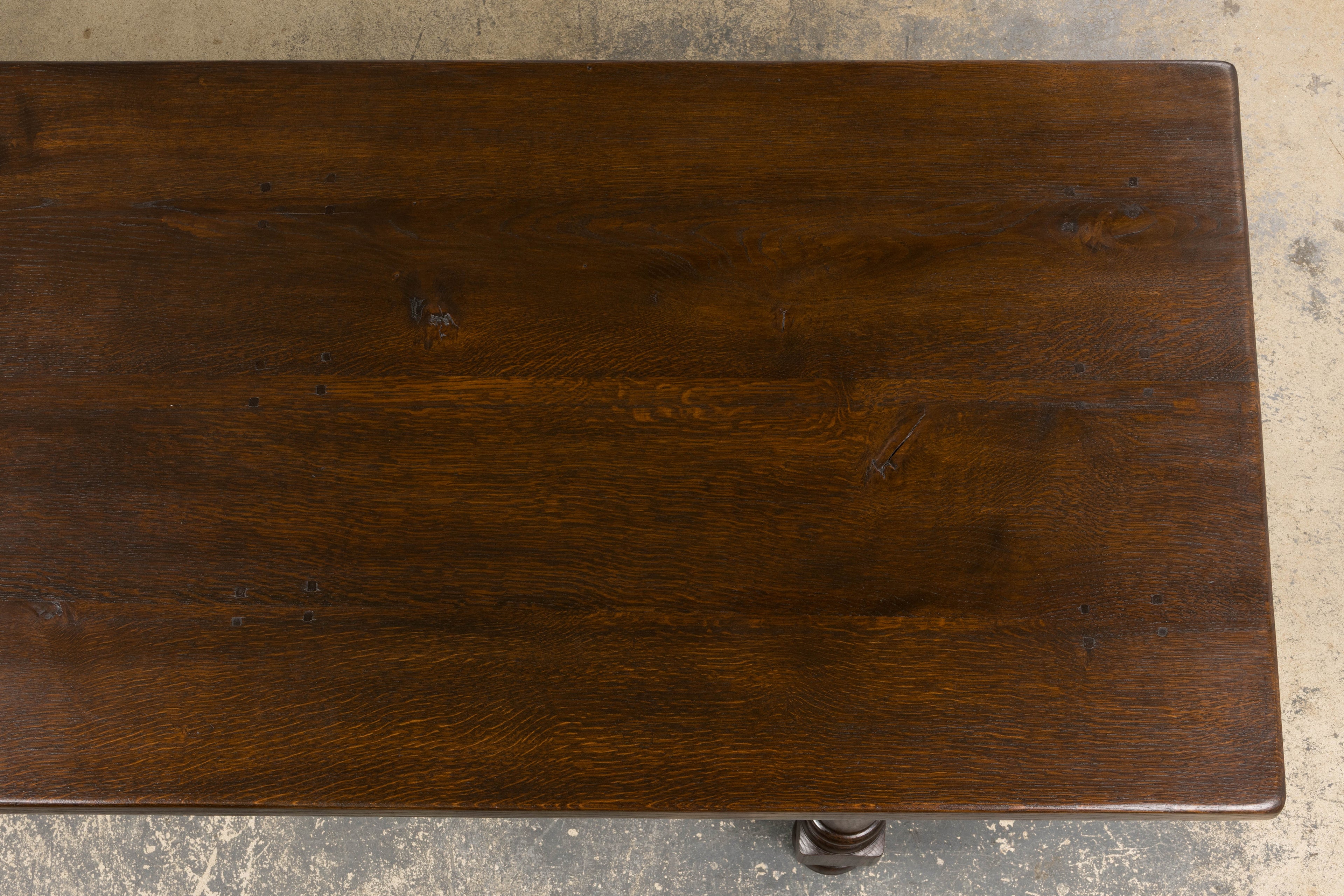 Antique French Louis XIII Style Oak Refectory Dining Table