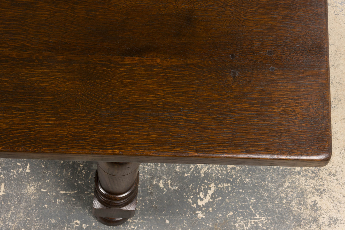 Antique French Louis XIII Style Oak Refectory Dining Table