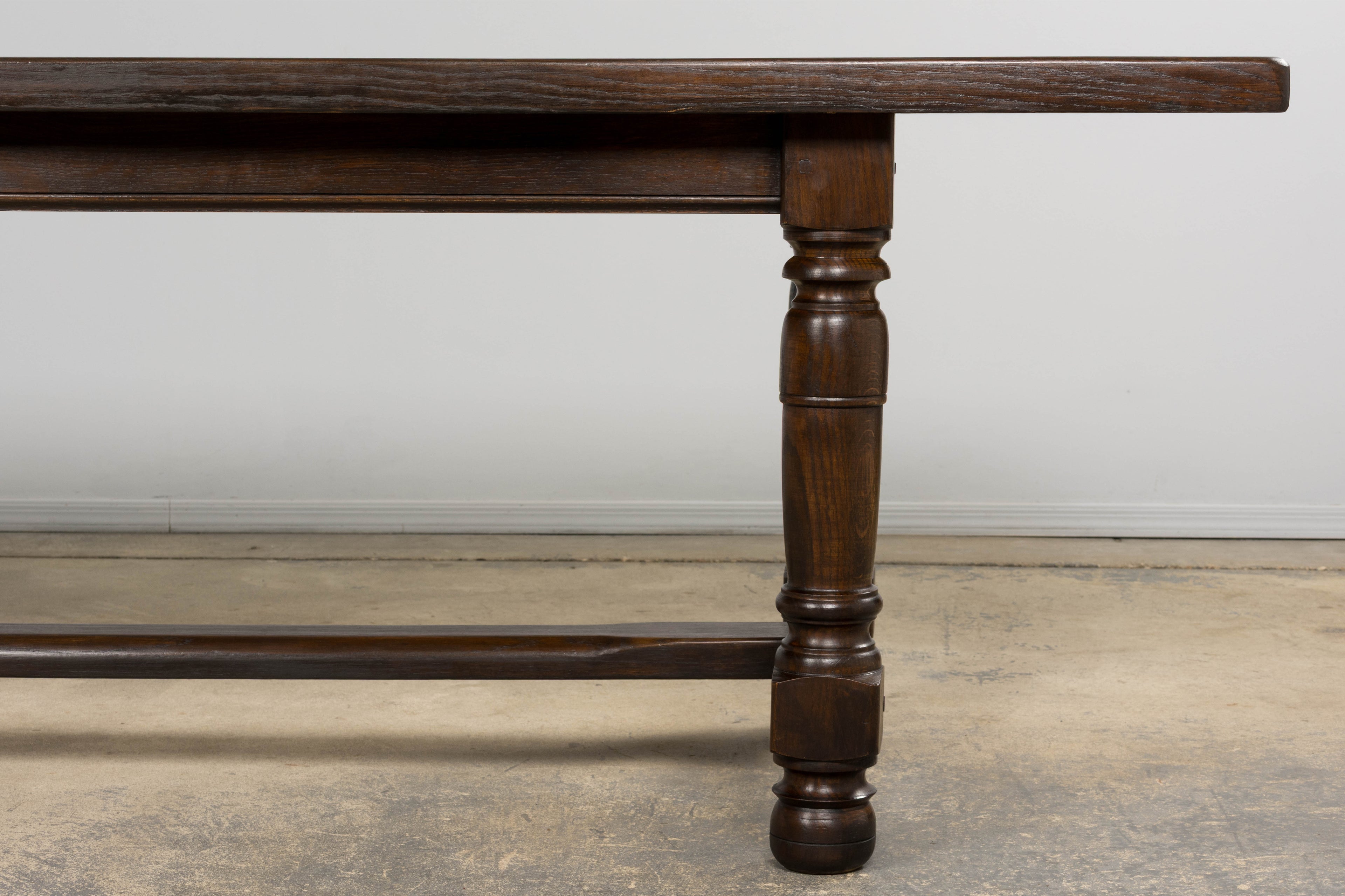 Antique French Louis XIII Style Oak Refectory Dining Table