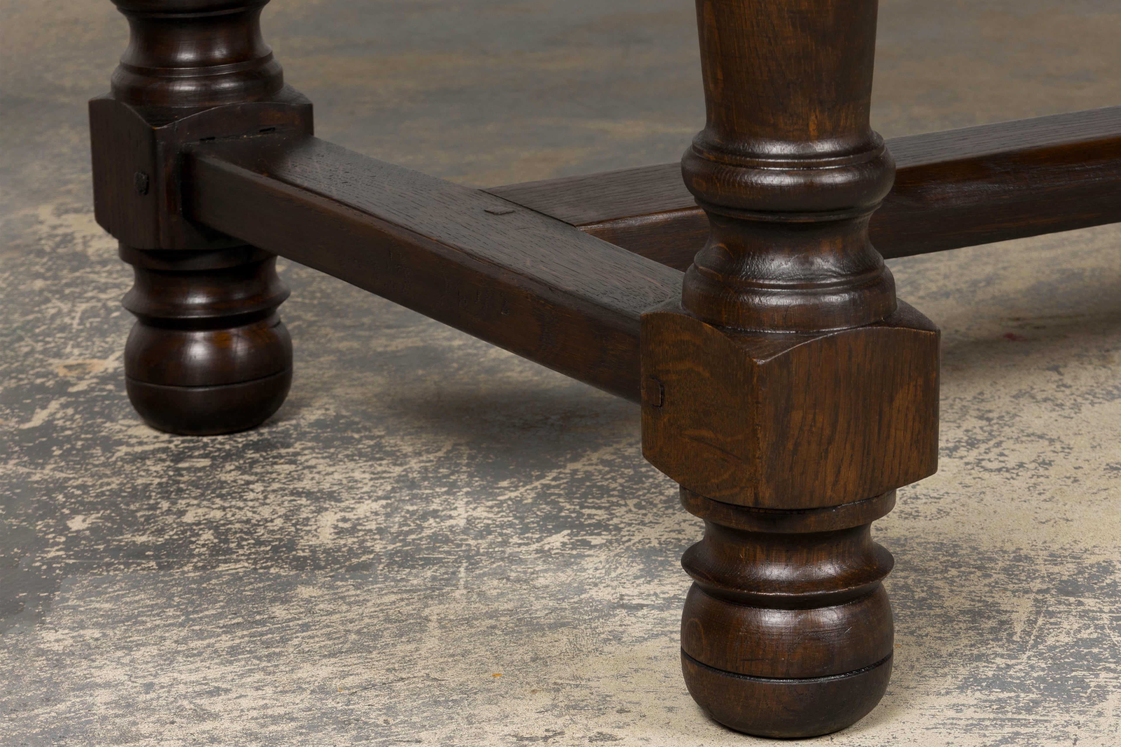 Antique French Louis XIII Style Oak Refectory Dining Table