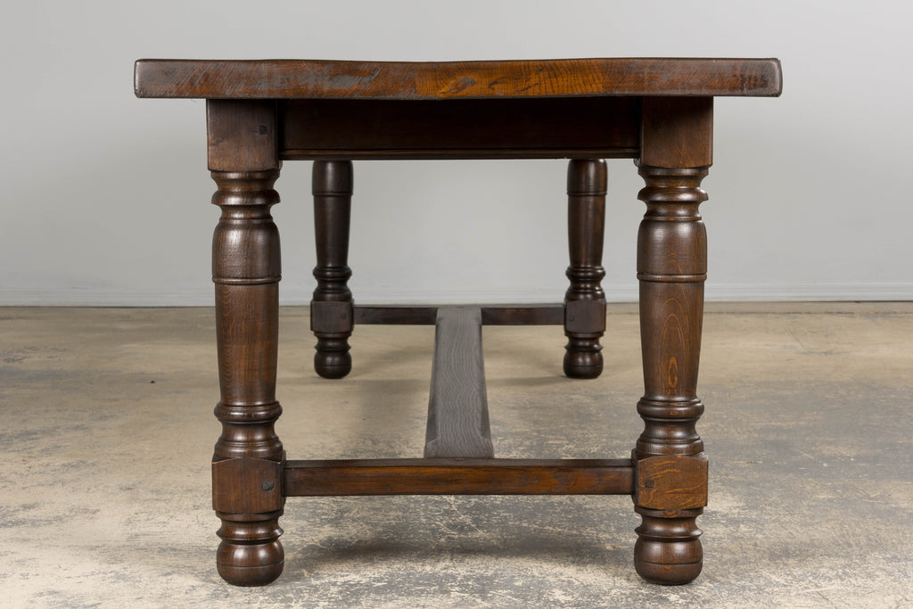 Antique French Louis XIII Style Oak Refectory Dining Table