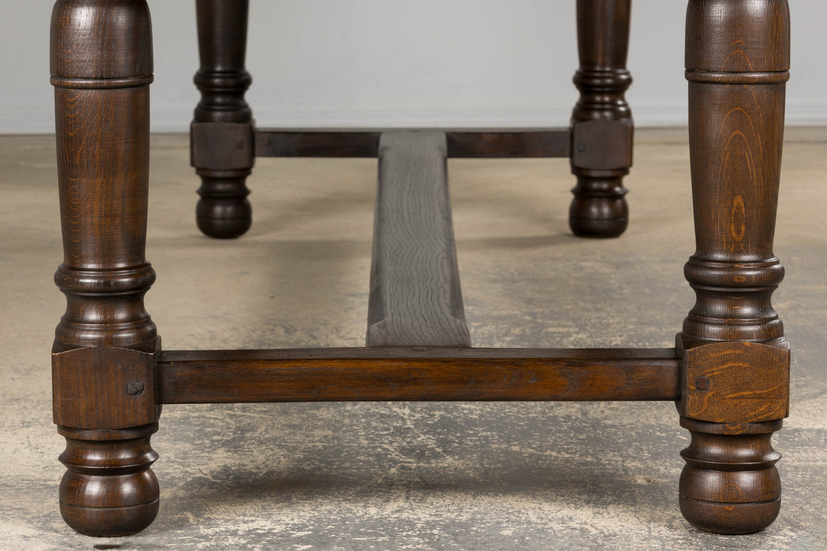 Antique French Louis XIII Style Oak Refectory Dining Table