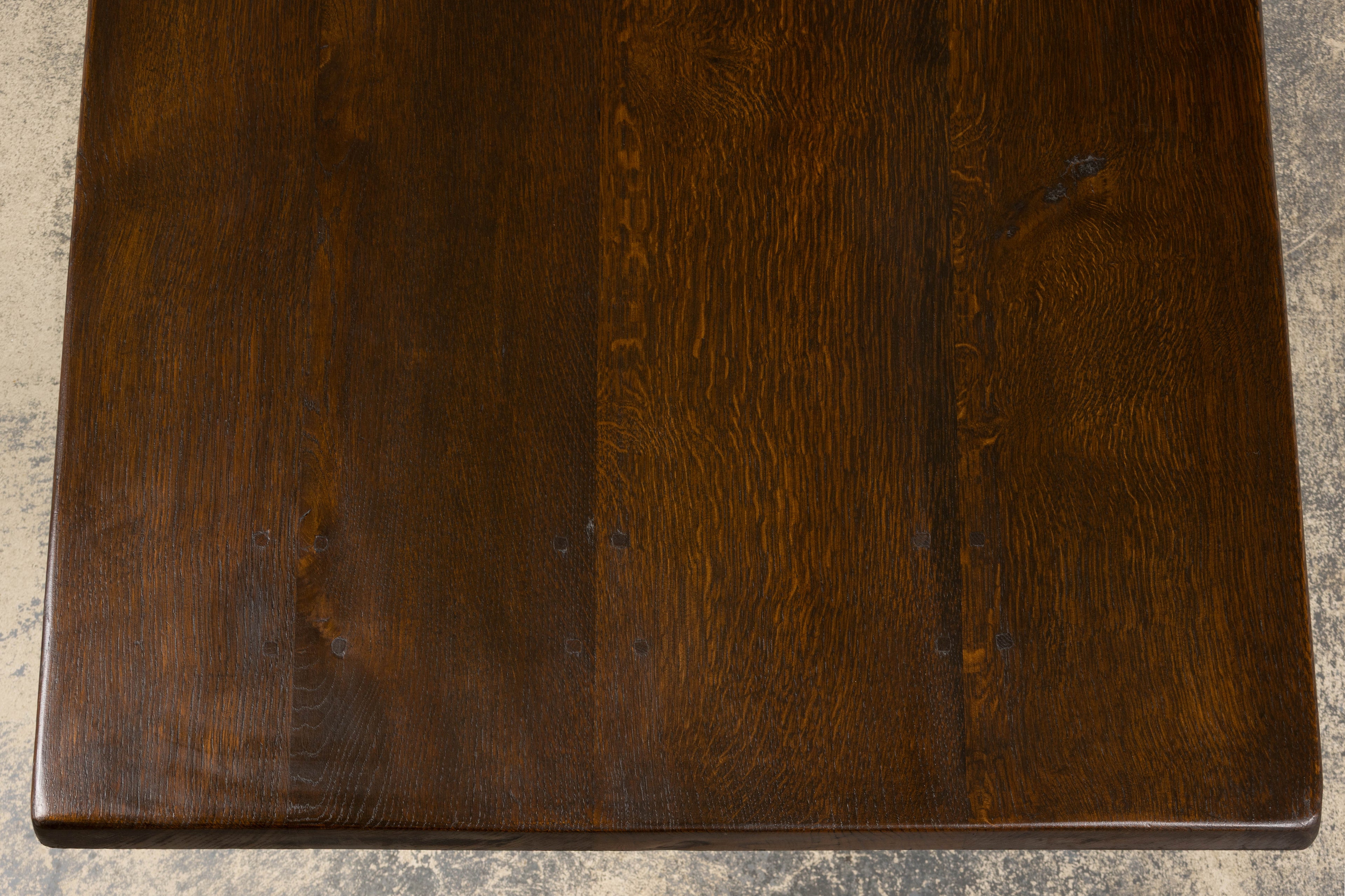 Antique French Louis XIII Style Oak Refectory Dining Table