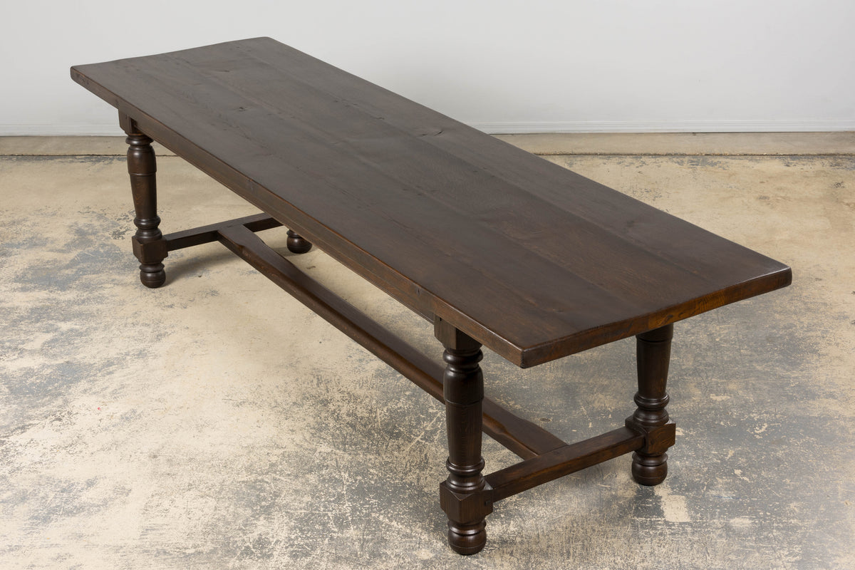 Antique French Louis XIII Style Oak Refectory Dining Table