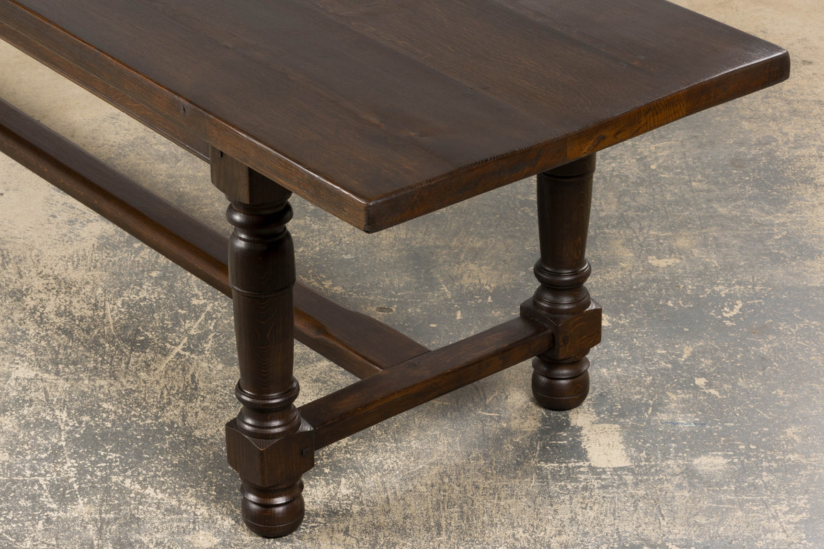 Antique French Louis XIII Style Oak Refectory Dining Table