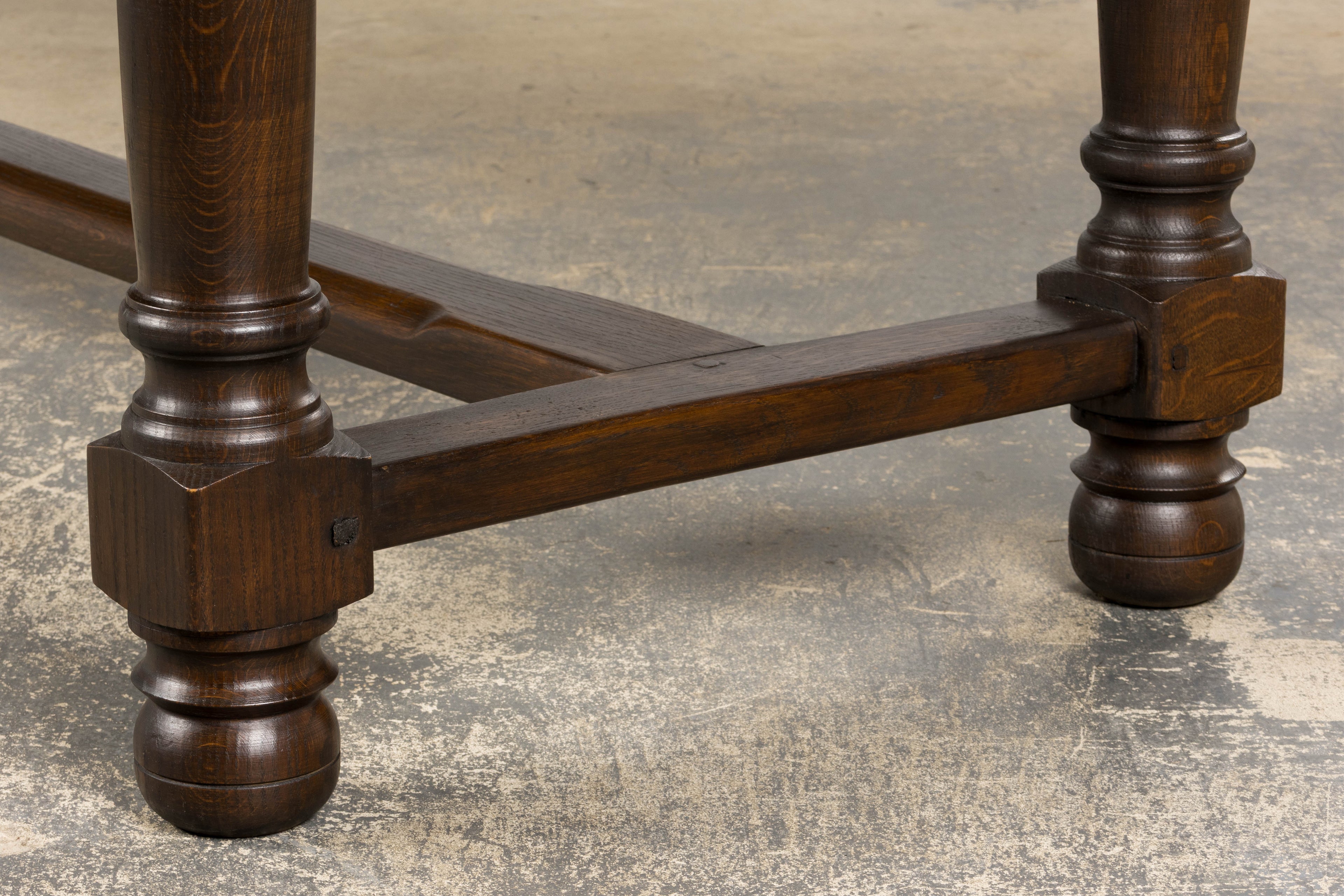 Antique French Louis XIII Style Oak Refectory Dining Table