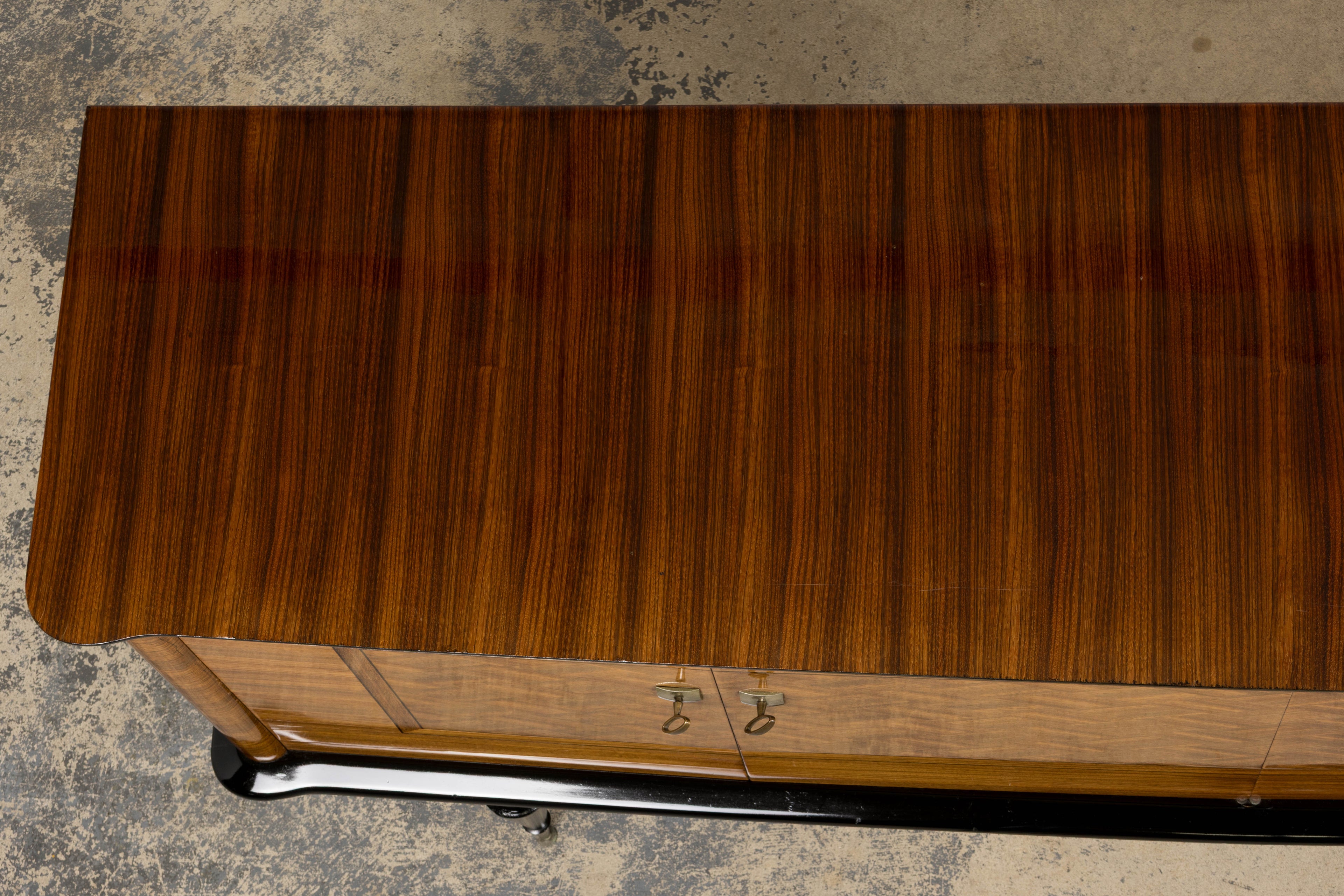 1940s French Art Deco Rosewood Sideboard