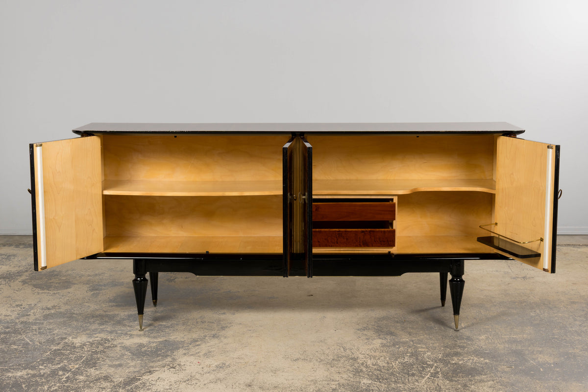 1940s French Art Deco Rosewood Sideboard