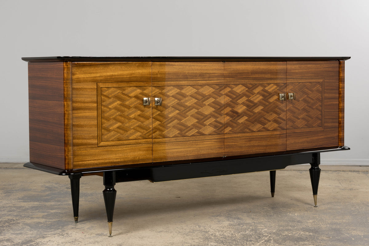 1940s French Art Deco Rosewood Sideboard