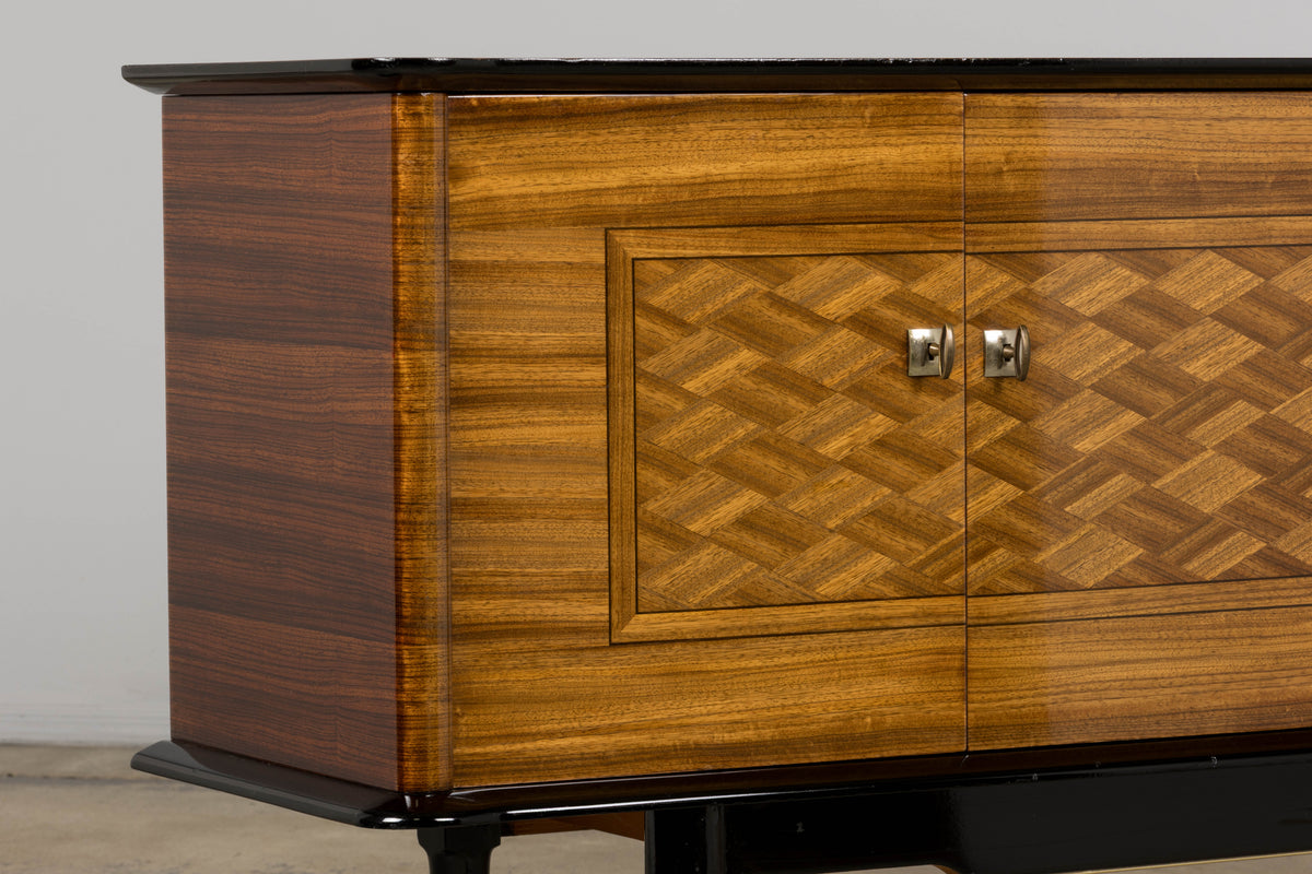1940s French Art Deco Rosewood Sideboard