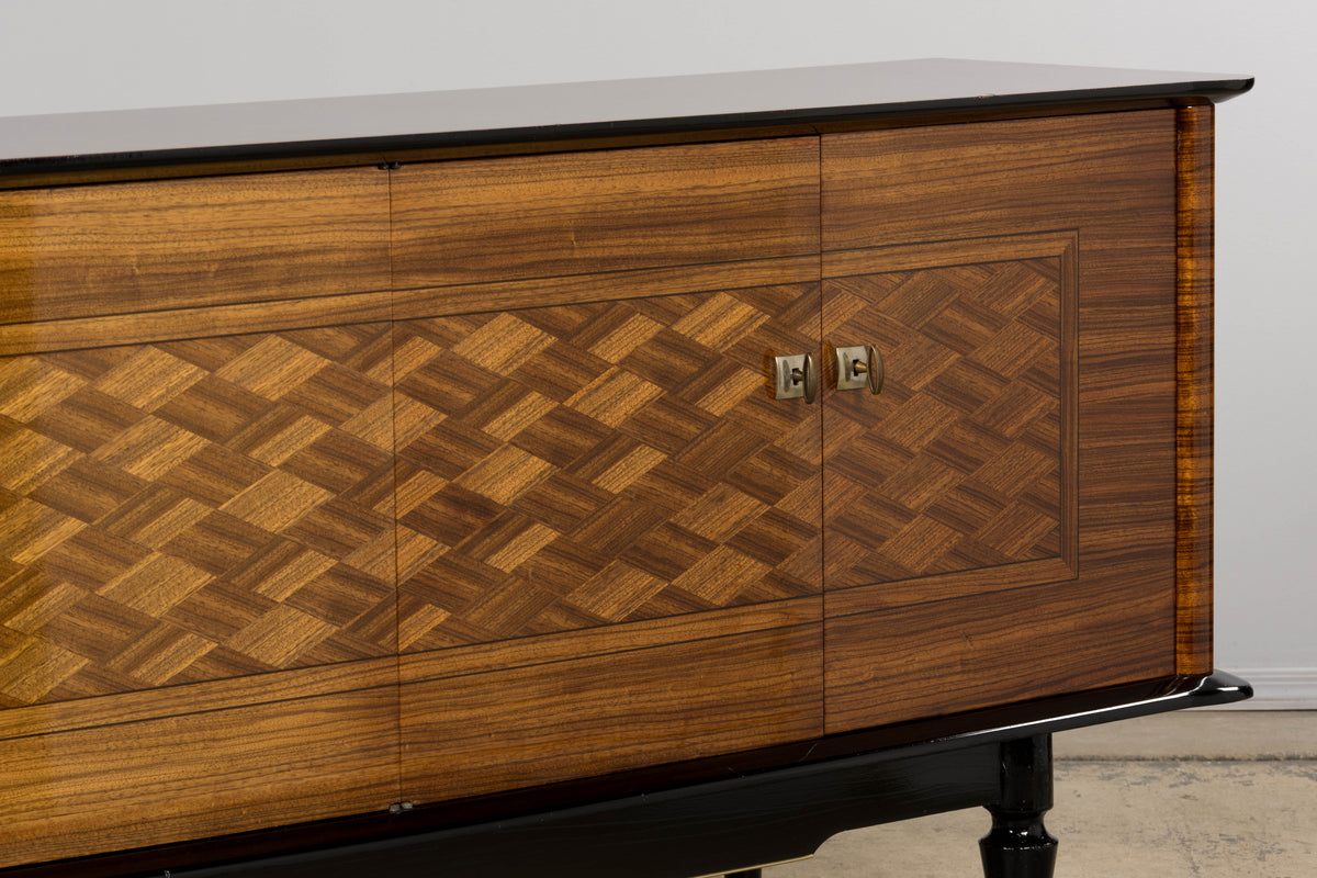 1940s French Art Deco Rosewood Sideboard