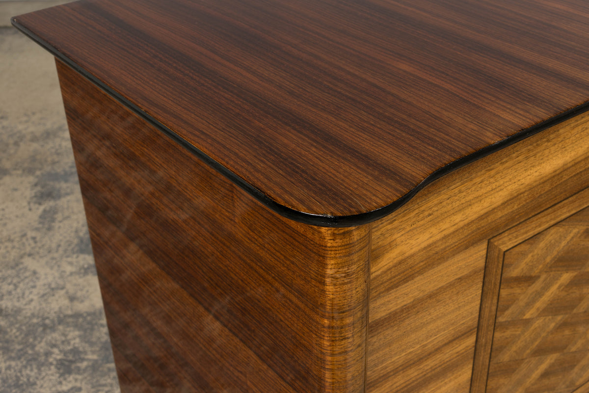 1940s French Art Deco Rosewood Sideboard
