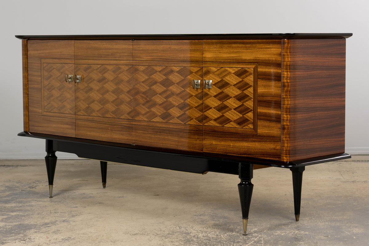 1940s French Art Deco Rosewood Sideboard