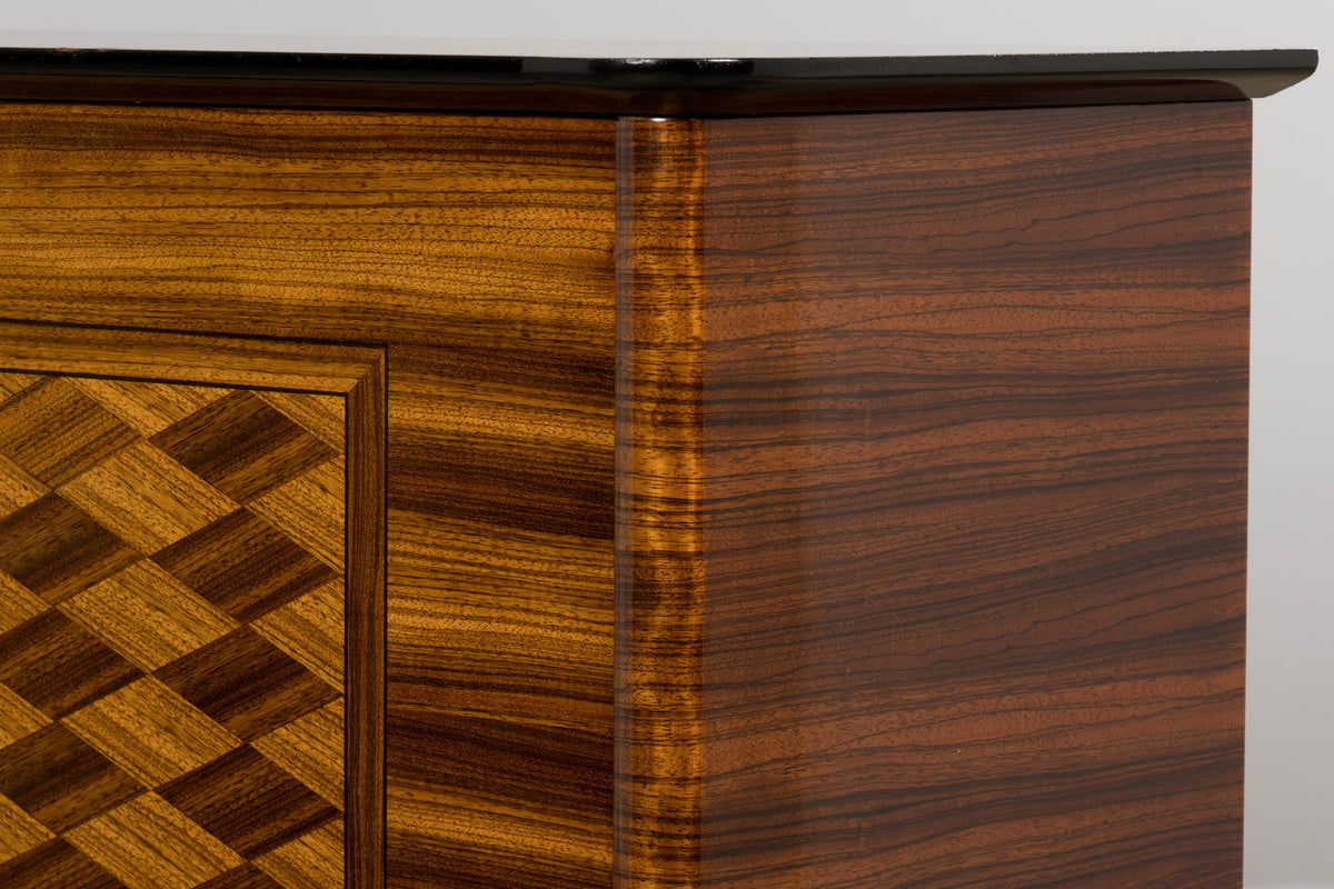 1940s French Art Deco Rosewood Sideboard