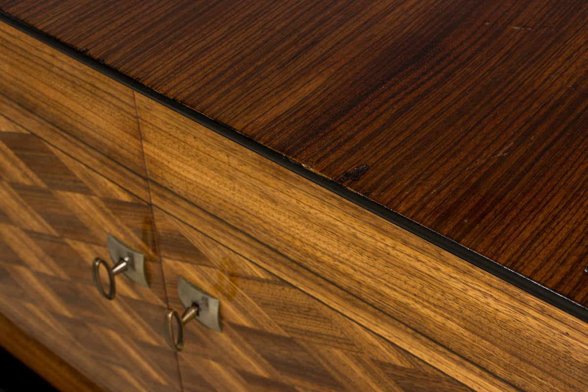 1940s French Art Deco Rosewood Sideboard