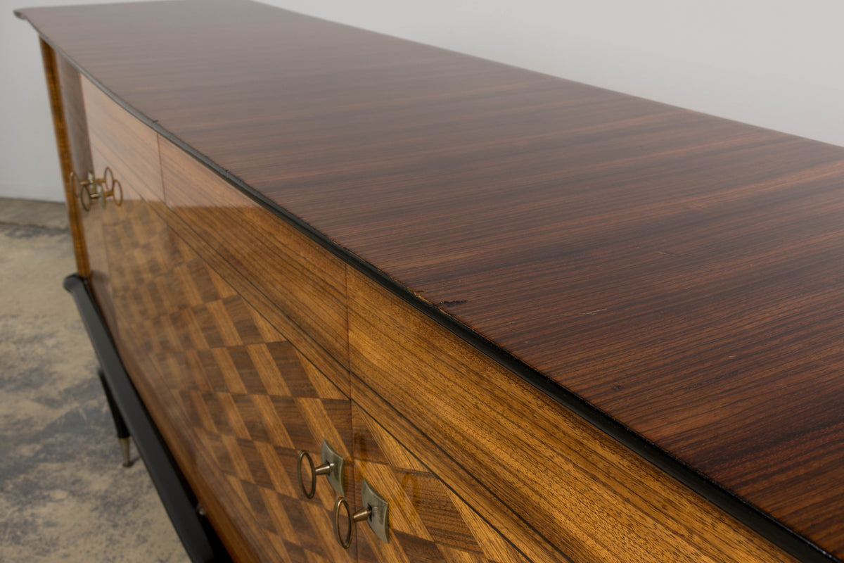 1940s French Art Deco Rosewood Sideboard