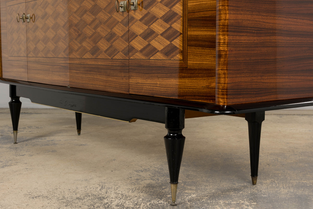 1940s French Art Deco Rosewood Sideboard
