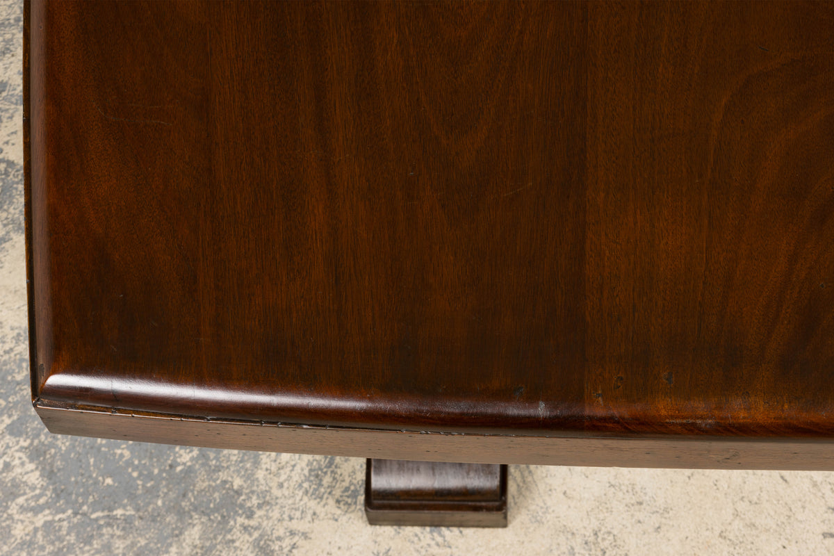 1930s French Art Deco Mahogany Console Table