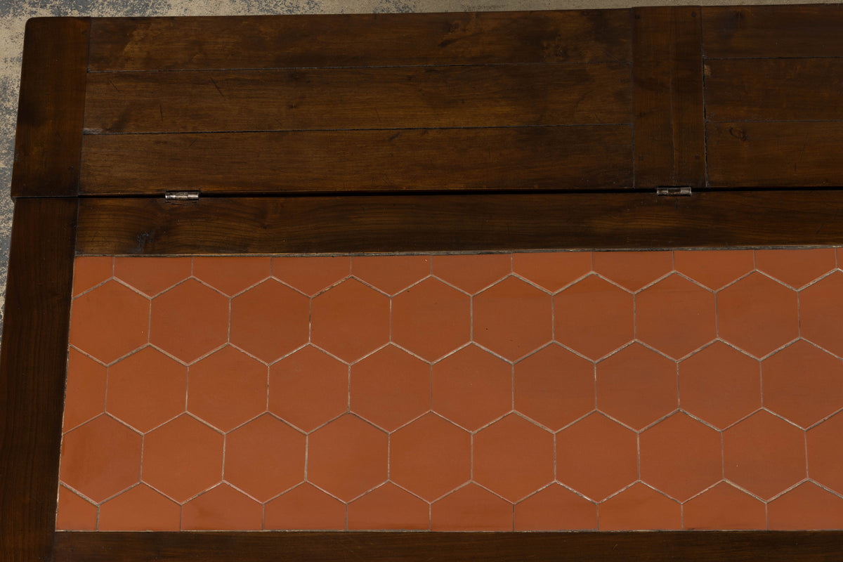 Late 19th Century Country French Provincial Maple Folding Table