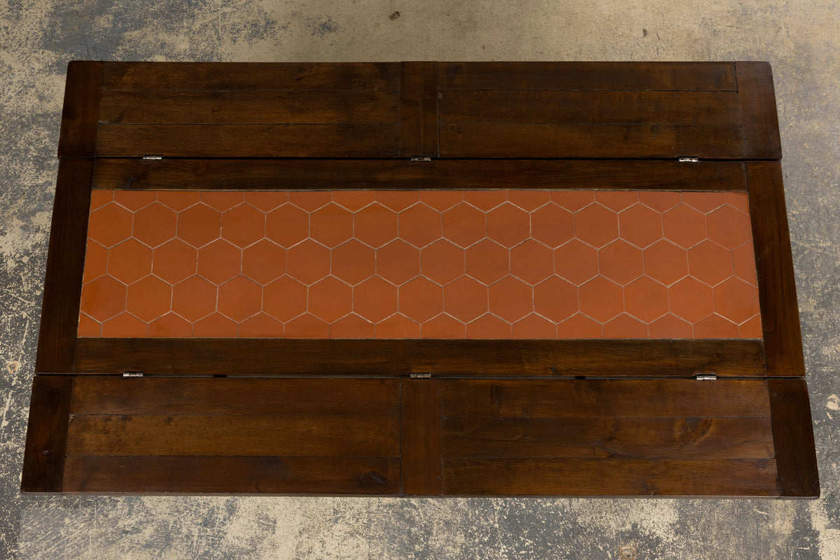 Late 19th Century Country French Provincial Maple Folding Table