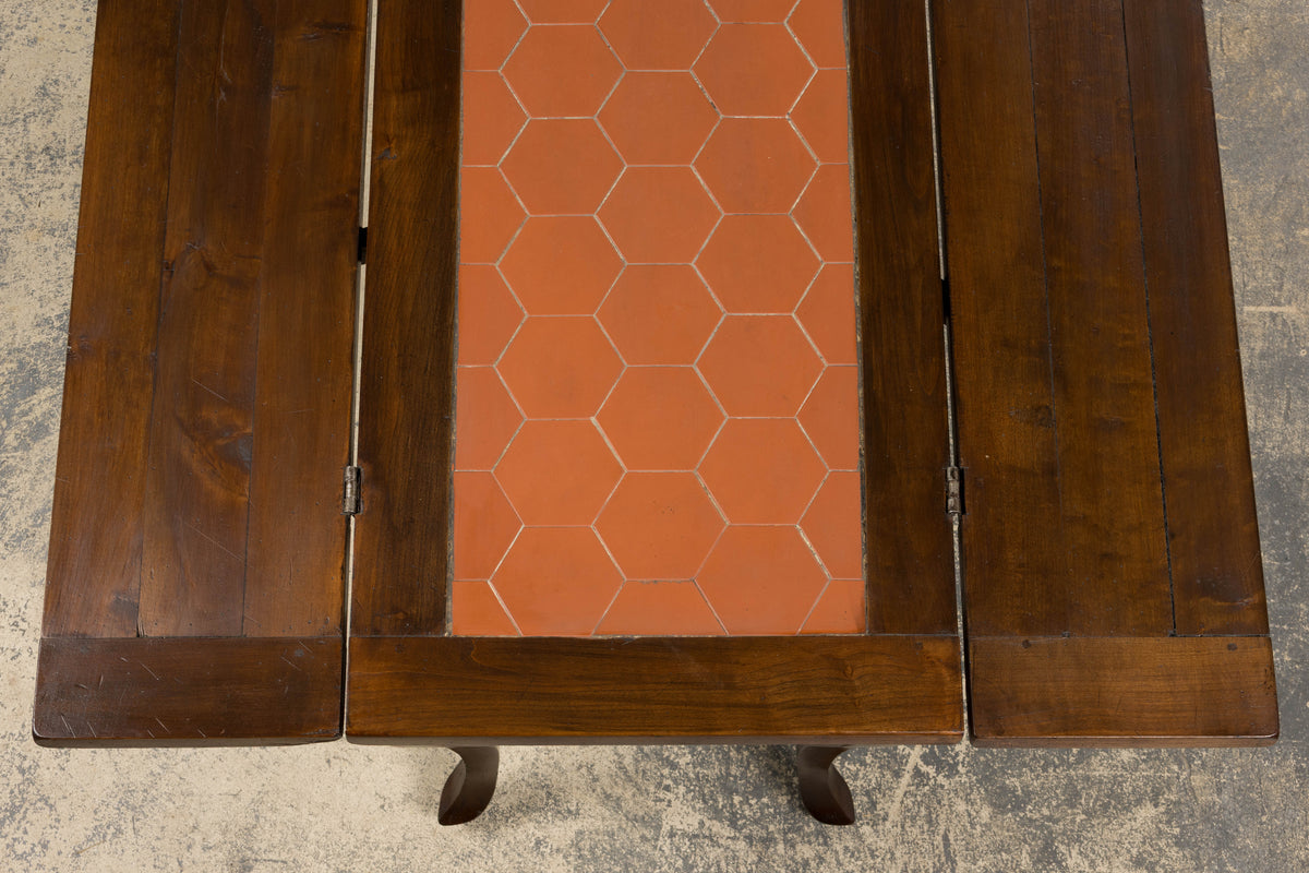 Late 19th Century Country French Provincial Maple Folding Table