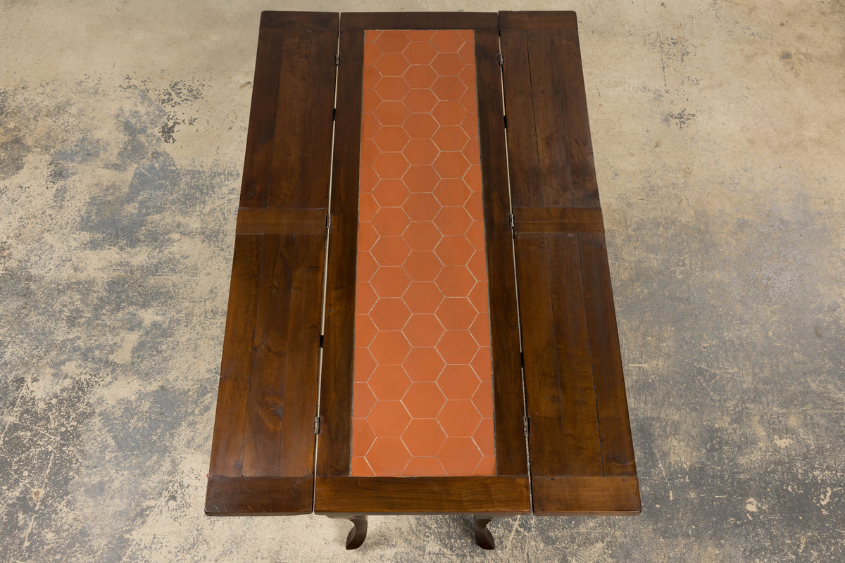 Late 19th Century Country French Provincial Maple Folding Table