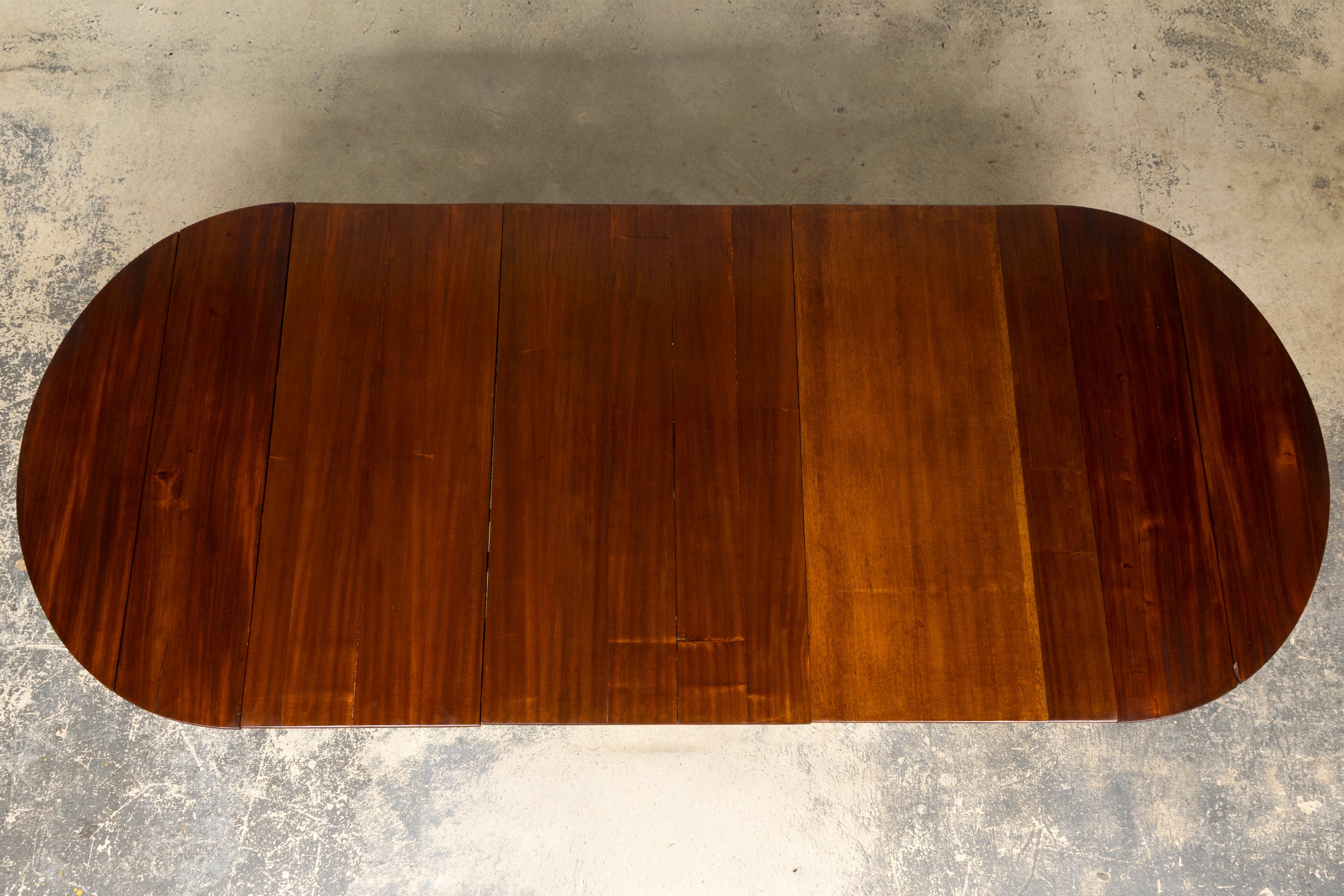 Antique English Victorian Drop-Leaf Dining Table in Mahogany, Late 19th Century