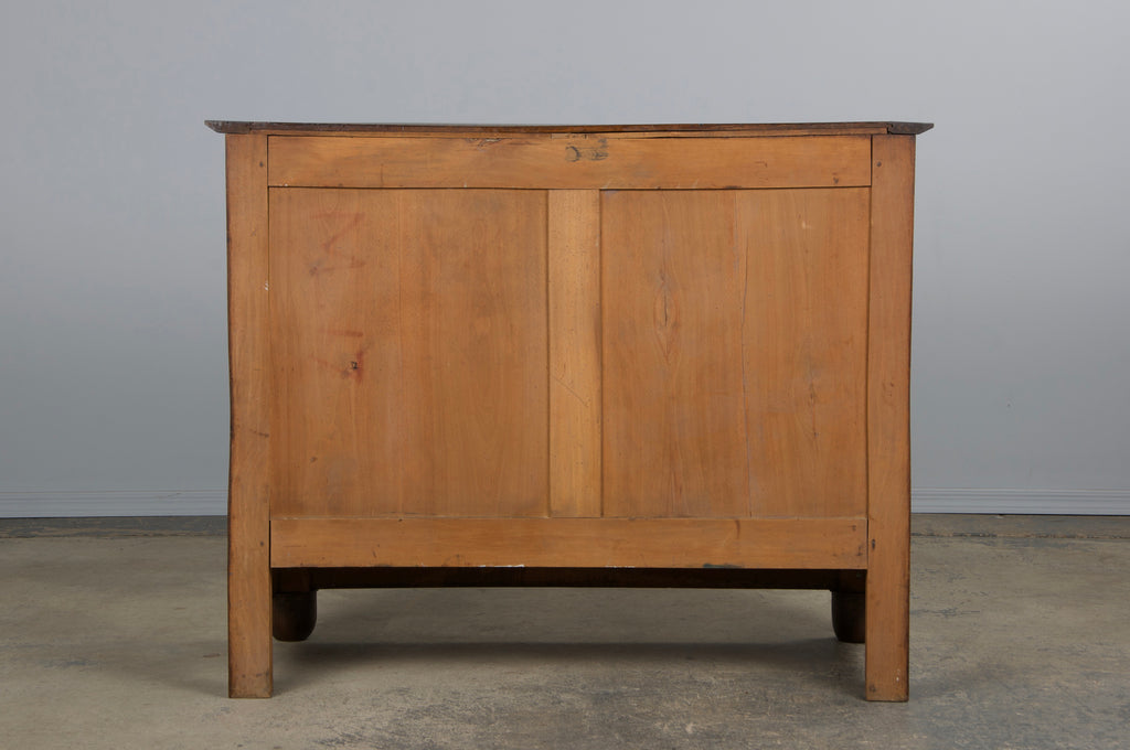 19th Century French Empire Style Walnut Chest of Drawers