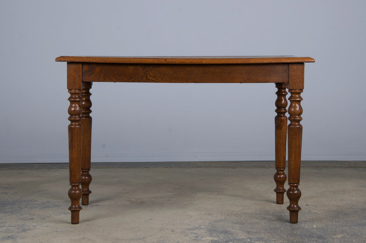 Antique French Louis Philippe Style Provincial Oak Table